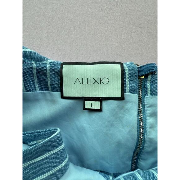 Alexis Striped Crop Top – Size Large (L) - Picture 6 of 7